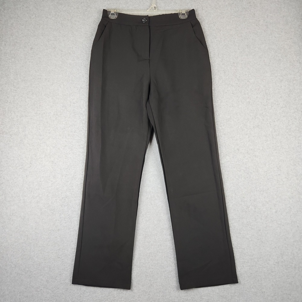 Sincerely Jules Womens Black High Rise Straight‎ Leg Dress Pants Small 0507